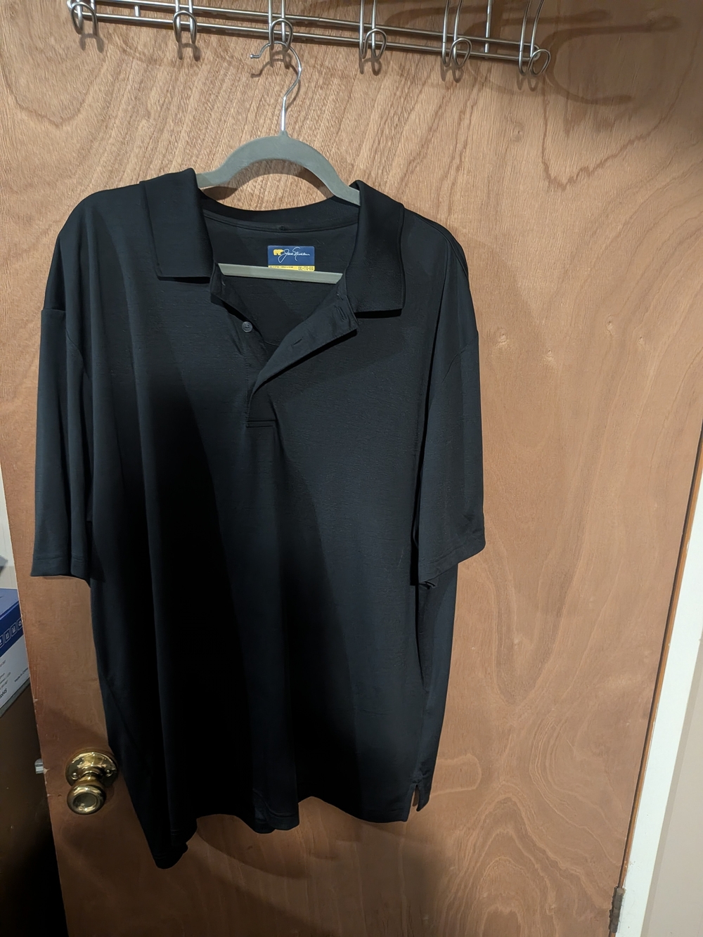 Men's Black Polo Shirt by Cutter & Buck - Performance Short Sleeve